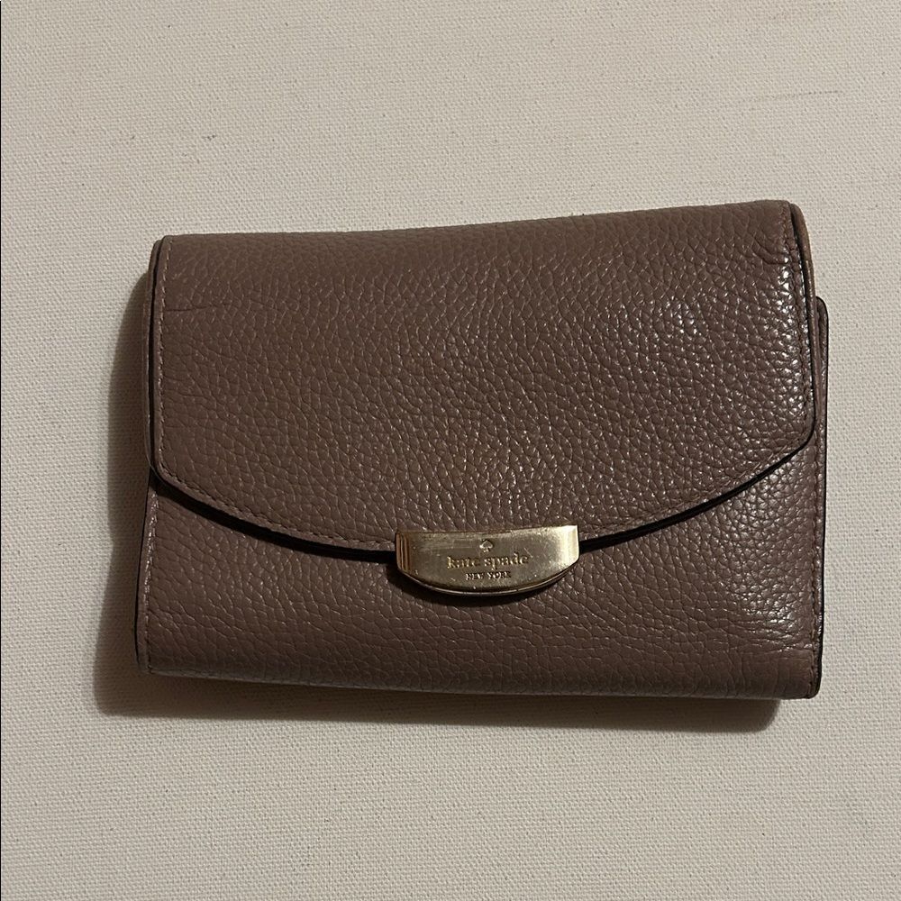 Kate Spade Taupe Leather Wallet